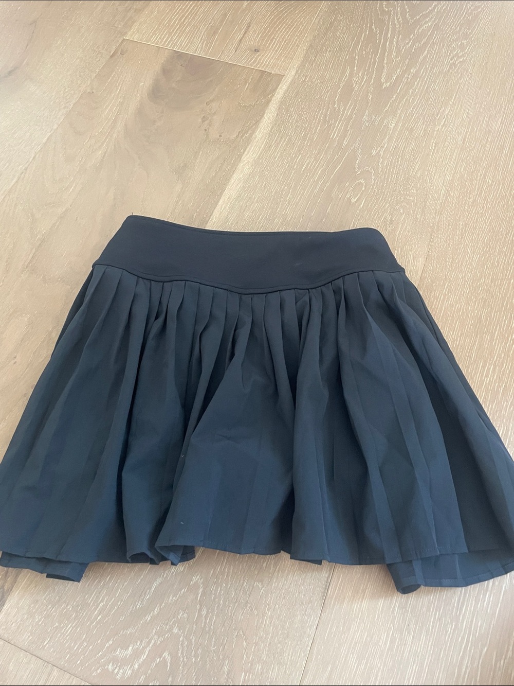 Abercrombie kids Black Pleated Skater Skirt